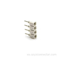 Fila individual de encabezado femenino mecanizado de 2.54 mm